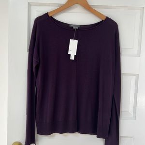NWT Vince Lightweight Silk & Cashmere Sweater size M